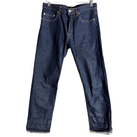 A.P.C. Men's Petit Standard Slim-Fit Dry Selvedge Denim Jeans Size 29 - Picture 5 of 13